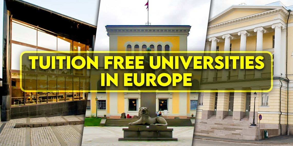 Top Tuition-Free Universities in Europe (2025)