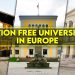 Top Tuition-Free Universities in Europe (2025)