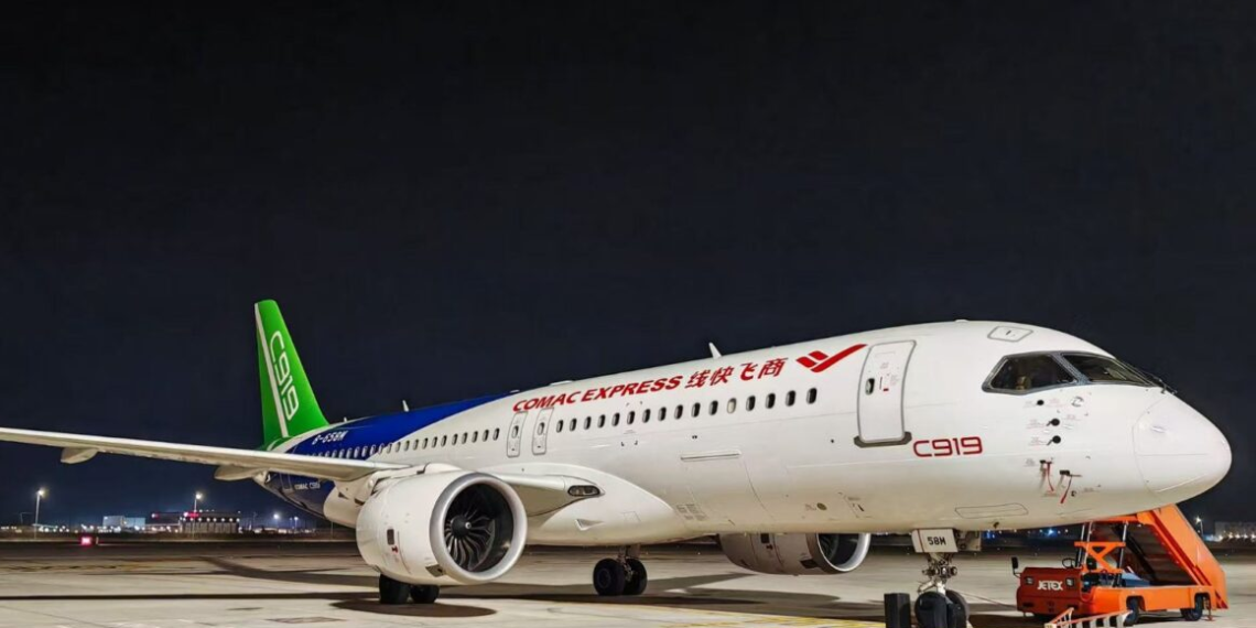 COMAC C919 Debuts in Middle East at Dubai Airshow