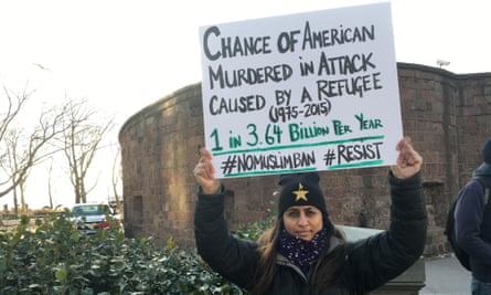 Protests against travel restrictions at U.S. airports