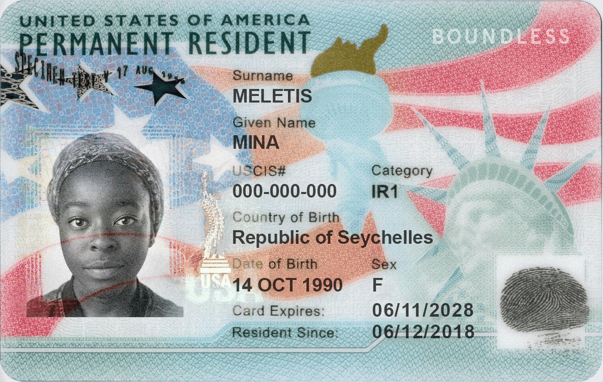 Green card details