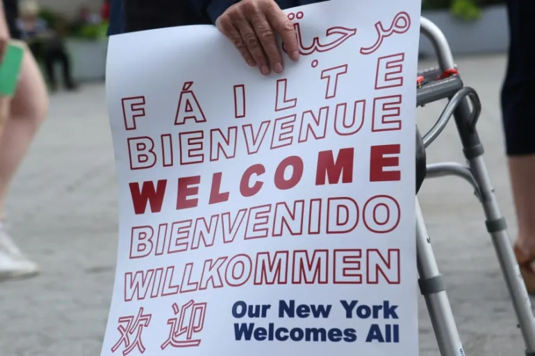 Protest against changes to Diversity Visa Program