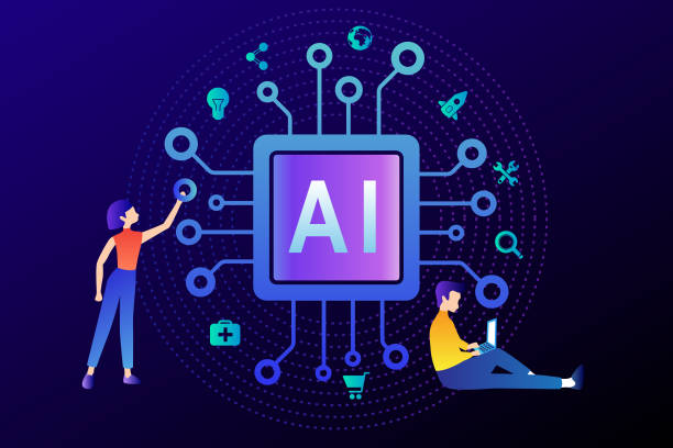 Infographic of AI technology applications