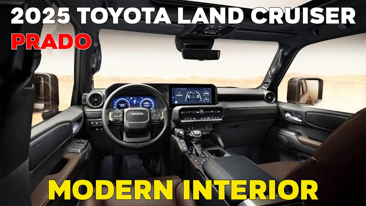 Toyota Prado 2025 dashboard and interior