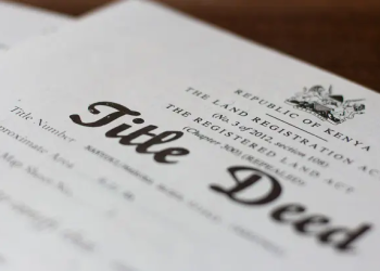 land title deeds a ducument after land transfere process