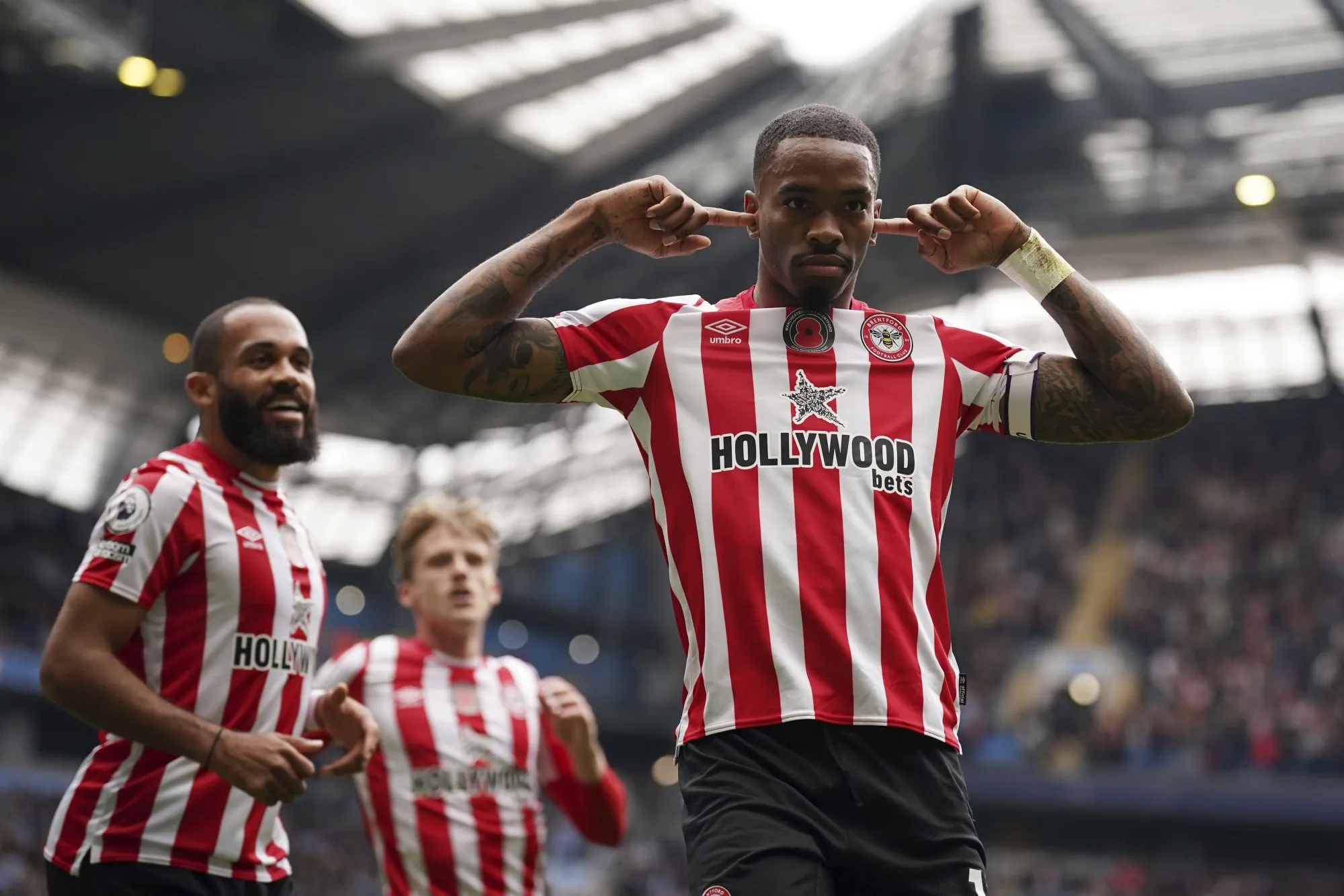 Ivan Toney scoring for Brentford