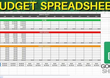 How to Create a Monthly Budget Using Excel and Google Sheets