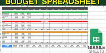 How to Create a Monthly Budget Using Excel and Google Sheets