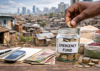 Building an emergency fund on a low income in Africa using small savings, mobile money, and household budgeting