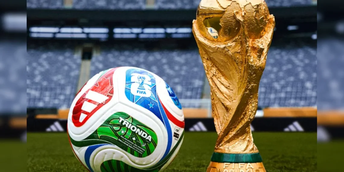 The official FIFA World Cup 2026 logo, symbolizing the unity of host nations USA, Mexico, and Canada.