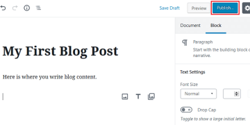 Start a WordPress Blog and Publish Your First Post in One Day