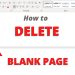 How to Delete a Page in Word