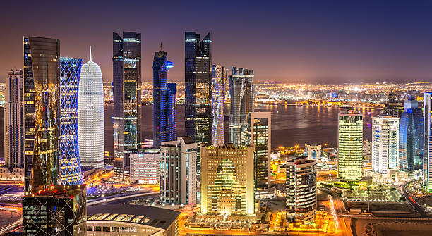 Doha skyline showcasing financial district growth in Qatar