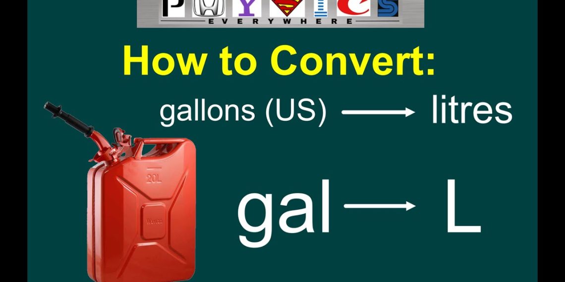 How Many Liters in a Gallon and How to Convert Quickly