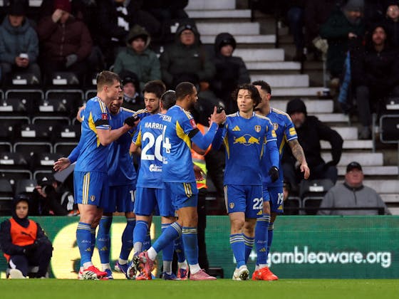 Action from Derby County vs Leeds United FA Cup