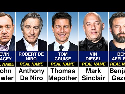 Famous Actors Changed Their Names Before Fame: Truth Revealed