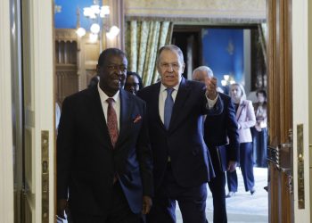 Musalia Mudavadi meets Sergey Lavrov during diplomatic talks in Moscow