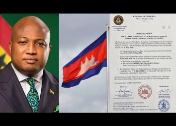 alt="Cambodia orders deportation of citizens from Ghana, Kenya, Uganda, Cameroon and other African countries in 2026"