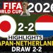 alt="Netherlands vs Japan 2-2 draw highlights graphic, FIFA World Cup 2026 match result at Dallas Stadium"