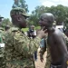 UPDF officers carrying out physical screening during the massive 2026 recruitment drive for 10,200 soldiers