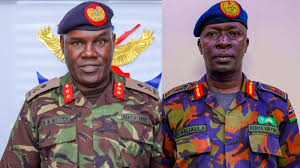 Brigadier Mohamud Farah and Brigadier William Kamoiro in KDF leadership changes 2026