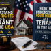 How to understand your rights as a tenant in the USA - illustrated guide showing evictions, deposits, and repairs with legal symbols and American flag