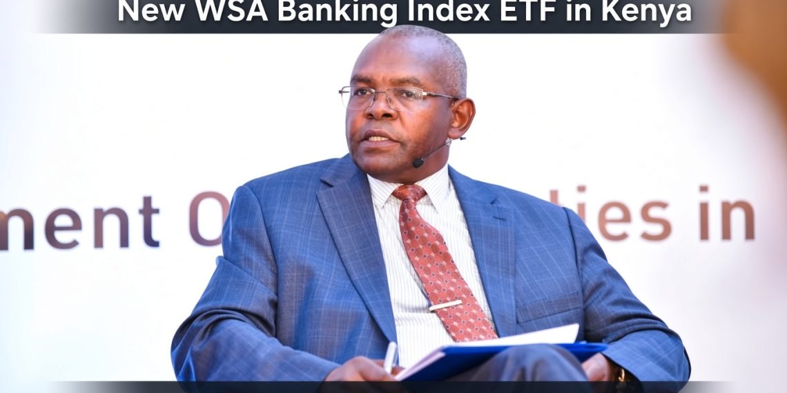 Dr. Kamau Thugge, CBK Governor, at event for New WSA Banking Index ETF in Kenya