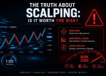 he truth about scalping – high risk costs and emotional pressure on 1-minute chart